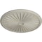 Ekena Millwork Leandros Ceiling Medallion (Canopies up to 5"), 33 1/8"OD x 3 1/2"ID x 1 3/8"P, Pot of Cream Crackle CM33LEPCC - alternate 4